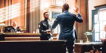 man under oath in divorce court